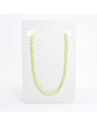 Collar de Acrílico Rayas | Infinita Moda | Mayorista de Bijouterie