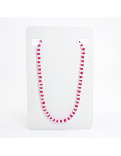 Collar de Acrílico Rayas | Infinita Moda | Mayorista de Bijouterie