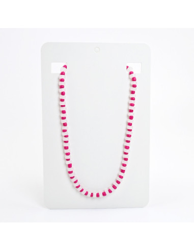 Collar de Acrílico Rayas | Infinita Moda | Mayorista de Bijouterie