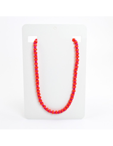 Collar de Acrílico Rayas | Infinita Moda | Mayorista de Bijouterie