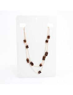 Collar Doble Cadena | Infinita Moda | Mayorista de Bijouterie