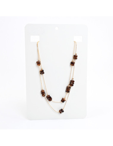 Collar Doble Cadena | Infinita Moda | Mayorista de Bijouterie