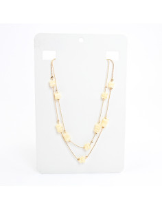Collar Doble Cadena | Infinita Moda | Mayorista de Bijouterie