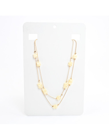 Collar Doble Cadena | Infinita Moda | Mayorista de Bijouterie