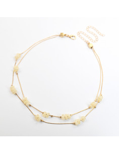 Collar Doble Cadena | Infinita Moda | Mayorista de Bijouterie