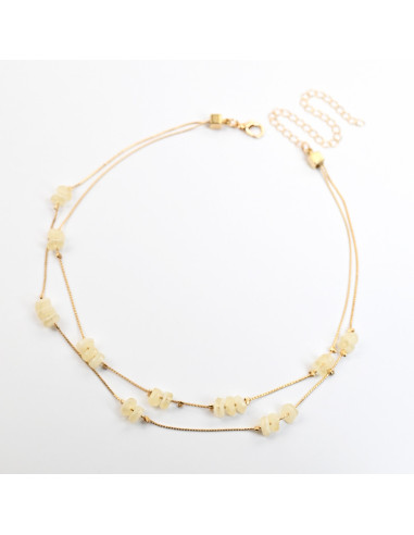 Collar Doble Cadena | Infinita Moda | Mayorista de Bijouterie