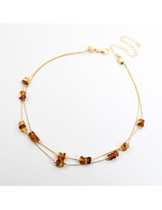 Collar Doble Cadena | Infinita Moda | Mayorista de Bijouterie