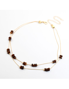 Collar Doble Cadena | Infinita Moda | Mayorista de Bijouterie
