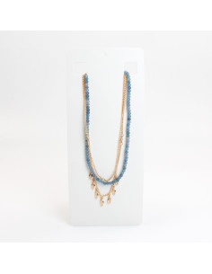 Collar Combinado de Cadena y Vidrio | Infinita Moda | Mayorista