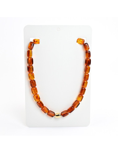 Collar de Cuentas Acrílicas Rectangulares | Infinita Moda | Mayorista
