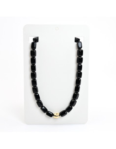 Collar de Cuentas Acrílicas Rectangulares | Infinita Moda | Mayorista