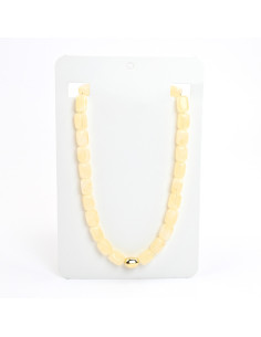 Collar de Cuentas Acrílicas Rectangulares | Infinita Moda | Mayorista