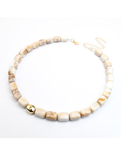 Collar de Cuentas Acrílicas Rectangulares | Infinita Moda | Mayorista