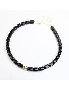 Collar de Cuentas Acrílicas Rectangulares | Infinita Moda | Mayorista