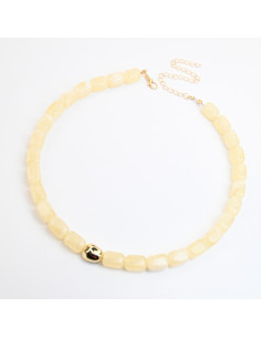 Collar de Cuentas Acrílicas Rectangulares | Infinita Moda | Mayorista