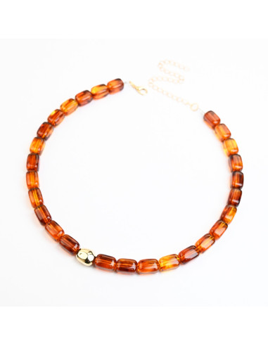Collar de Cuentas Acrílicas Rectangulares | Infinita Moda | Mayorista