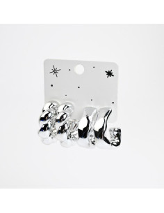 Set de Aros Chunky | Infinita Moda | Mayorista