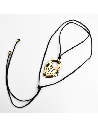 Collar Corbatero de Gamuza