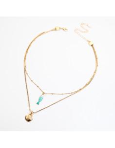 Collar Doble Cadena | Infinita Moda | Mayorista
