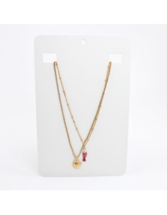 Collar Doble Cadena | Infinita Moda | Mayorista