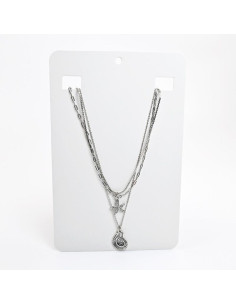 Collar cadena triple con dije | INFINITA MODA