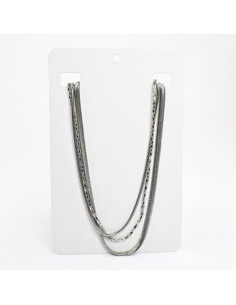 Collar Triple Cadena | Infinita Moda | Mayorista