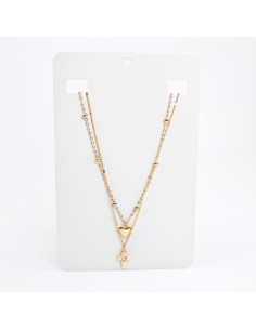 Collar Doble Cadena | Infinita Moda | Mayorista