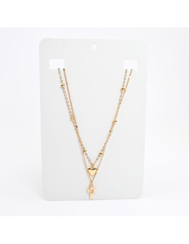 Collar Doble Cadena | Infinita Moda | Mayorista