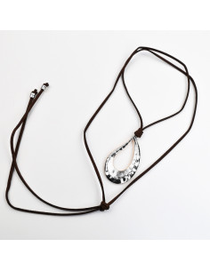 Collar de gamuza | Infinita Moda | Mayorista de Bijouterie