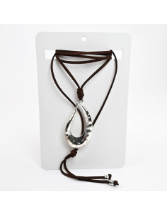 Collar de gamuza | Infinita Moda | Mayorista de Bijouterie