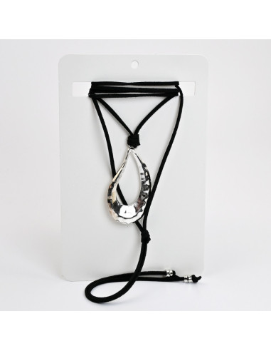 Collar de gamuza | Infinita Moda | Mayorista de Bijouterie