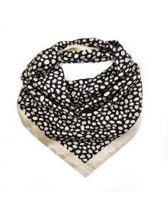 Pañuelo Wild Print Ivory (70x70)