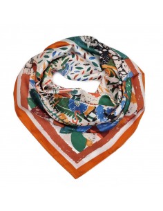 Pañuelo Abstrac Terra (70x70)