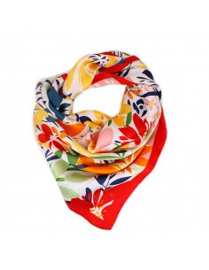 Pañuelo Bellis Red (70x70)