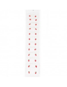 Aro Plata Dorada Mini Fresa Set x 12u. (AA4187)