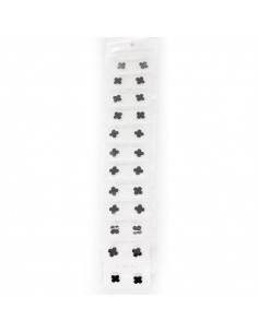 Aro Plata Mini Cruz Set x 12u. (AA4189)