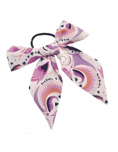 Moño Corazón Fugaz Pink