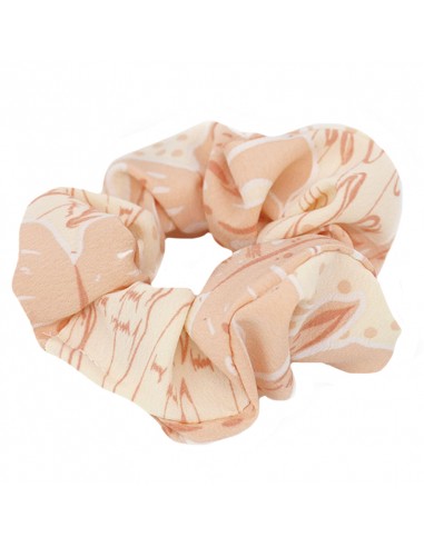 Scrunchie Monstera Pink