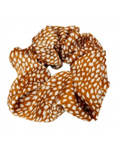 Scrunchie Fur Almond