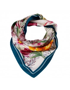 Pañuelo Camellia Green (70x70)