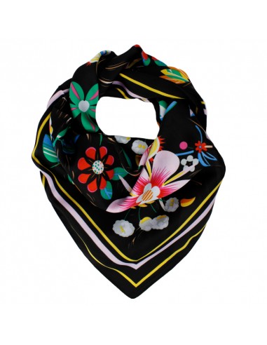 Pañuelo Garden Black (70x70)