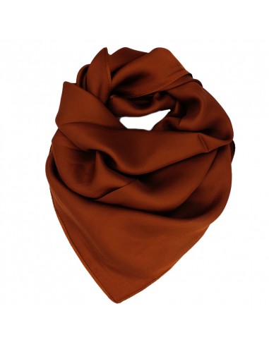 Pañuelo Liso Brown (70x70)