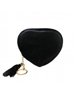 Monedero Heart Black