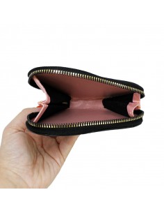 Monedero Heart Black