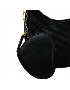 Monedero Heart Black