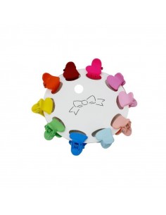 Mini Broches Set x 10 Heart