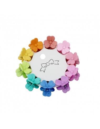 Mini Broches Set x 10u Flower