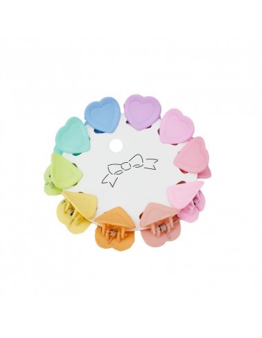 Mini Broches Set x 10u Heart